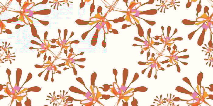 Modern abstract flower, leaf, seamless pattern. designed with creative ideas vector