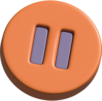 3d icon pause button png