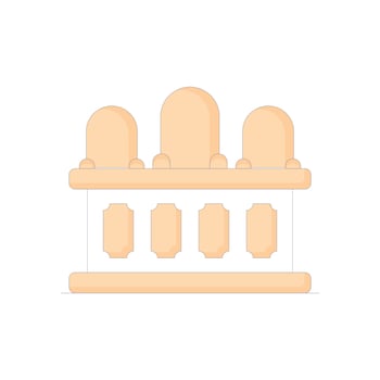 Jury vector icon style illustration. EPS 10 file