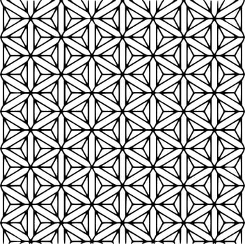 Black and white line patterns vector