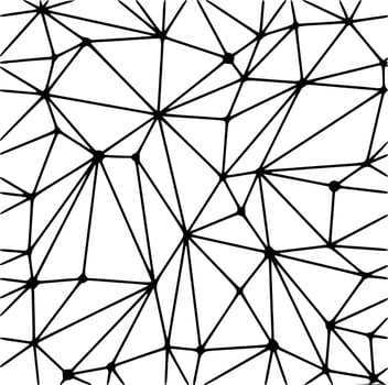 Black and white line patterns vector