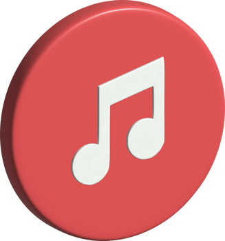 music icon 3d png