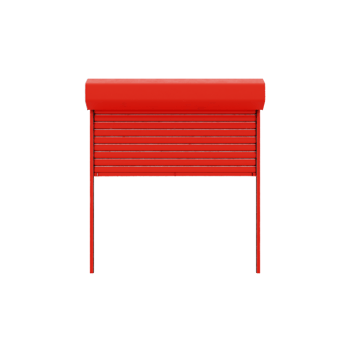 3d red shutter door png