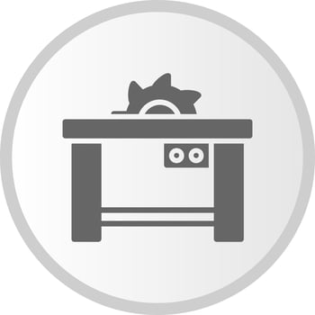 Table Saw Vector Icon