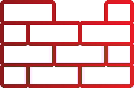 Brick Wall Vector Icon