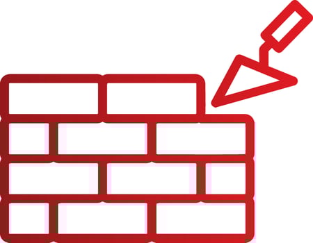 Brick Wall Vector Icon