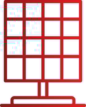Solar Panel Vector Icon