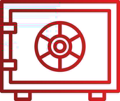 Safe Box Vector Icon