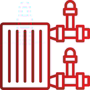 Radiator Vector Icon