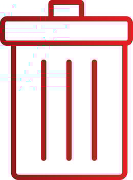 Trash Bin Vector Icon