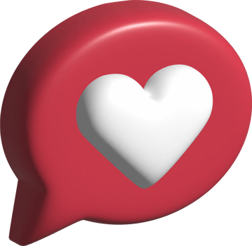 3d icon of like png
