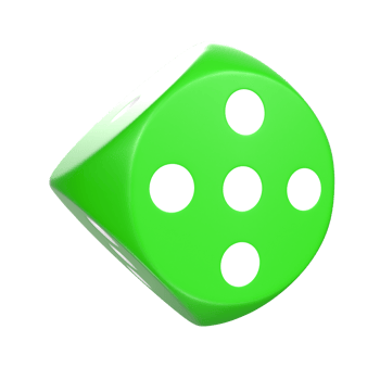 3D Rendering Of Dice Object png
