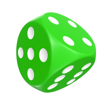 3D Rendering Of Dice Object png