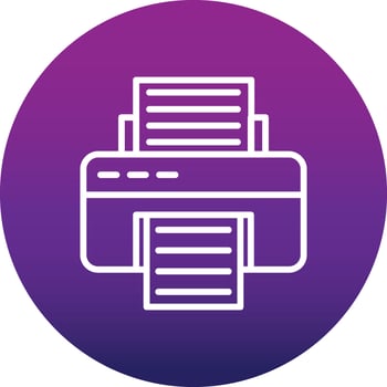Printer Vector Icon