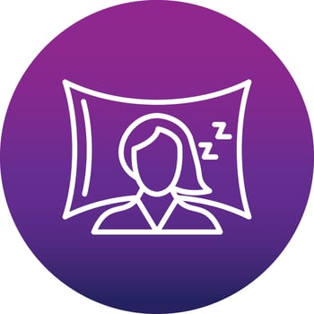 Sleeping Vector Icon