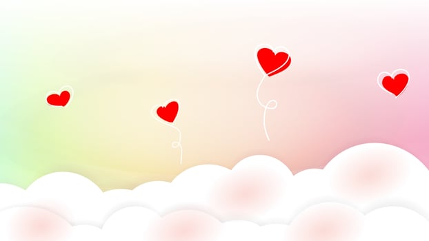 valentine background sweet pink vector