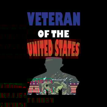 Veteran of the USA army  t-shirt design ,poster, print, postcard and other uses vector