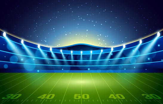 American Football Stadium Background vector