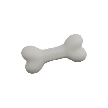 3d rendering of a bone pet icon png