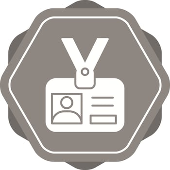 Id Card Vector Icon