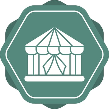 Circus Tent Vector Icon