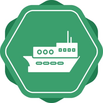 Delivery Ship Vector Icon