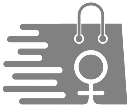 Female Bag or Woman Bag Icon Symbol for Logo, Pictogram, Art Illustration, Apps or Graphic Design Element. Format PNG