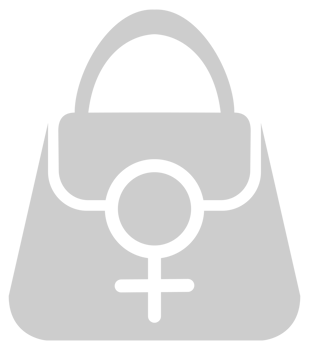 Female Bag or Woman Bag Icon Symbol for Logo, Pictogram, Art Illustration, Apps or Graphic Design Element. Format PNG