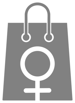 Female Bag or Woman Bag Icon Symbol for Logo, Pictogram, Art Illustration, Apps or Graphic Design Element. Format PNG