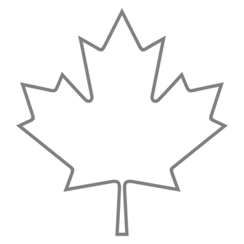 Maple Leaf Icon Symbol for Pictogram, Website, Apps, Art Illustration, or Graphic Design Element. Format PNG