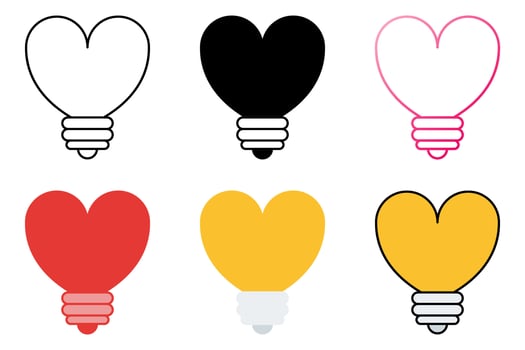 Lamp in flat style isolated vector