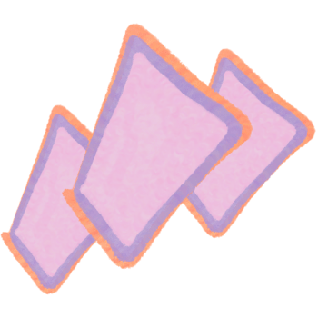 Cute Kawaii Parallelogram Shapes png
