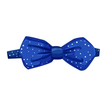 neck bow tie cartoon vector illustration