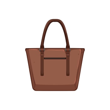 purse leather bag women cartoon vector illustration