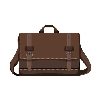 travel business bag cartoon vector illustration