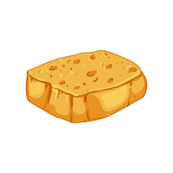 wash sponge kitchen cartoon vector illustration