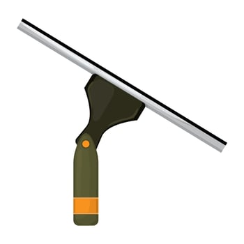 wash squeegee glass color icon vector illustration