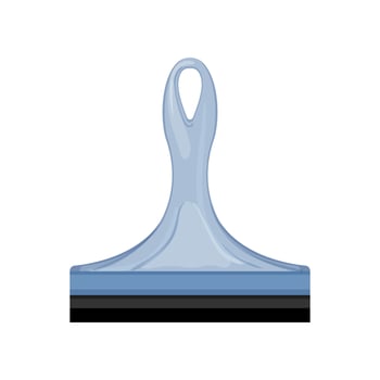 clean squeegee glass color icon vector illustration