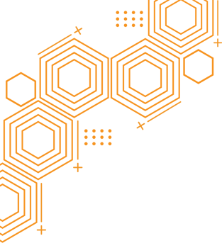 modern geometric hexagonal shape design png