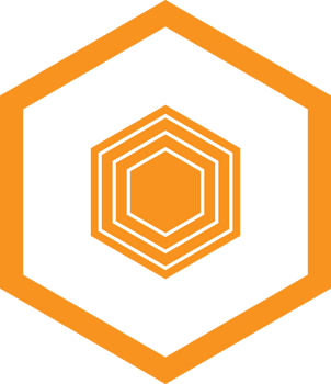 modern geometric hexagonal shape design png