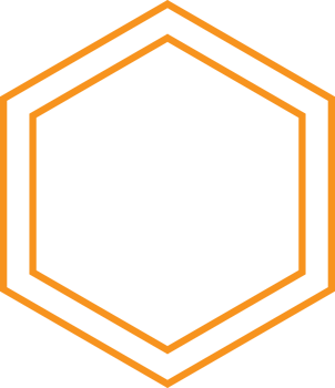 modern geometric hexagonal shape design png