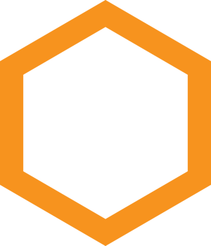 modern geometric hexagonal shape design png