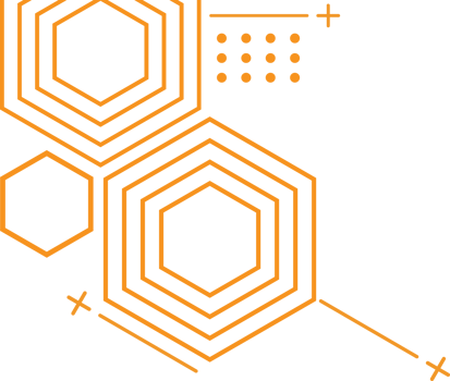 modern geometric hexagonal shape design png
