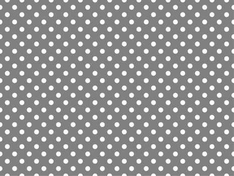 white polka dots over gray background vector