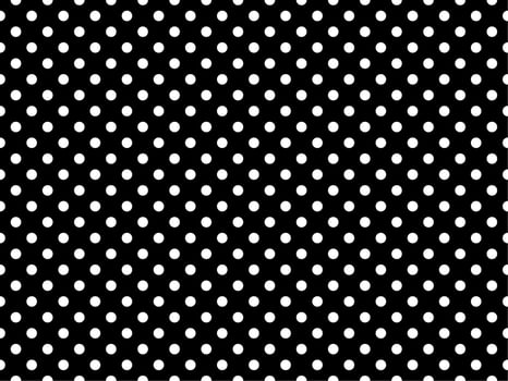 white polka dots over black background vector