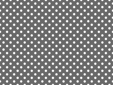 white polka dots over dim gray background vector