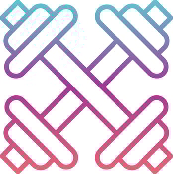Dumbbell Vector Icon