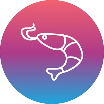 Prawn Vector Icon