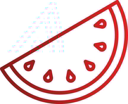 Watermelon Vector Icon