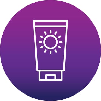Sunscreen Vector Icon
